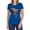 Royal, variant on JLA Blood Splattered Women's T Shirt, Royal, Medium