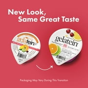 Gelatein Fruit Punch: 20 grams of protein. Sugar free. Ideal for clear liquid diets, swallowing difficulties, bariatric, dialysis and oncology. Great pre or post-workout snack. (12 pack)