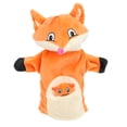 thumbnail image 4 of Marionetas de dedo Ticfox juguetes educativos de peluche color naranja, 4 of 14