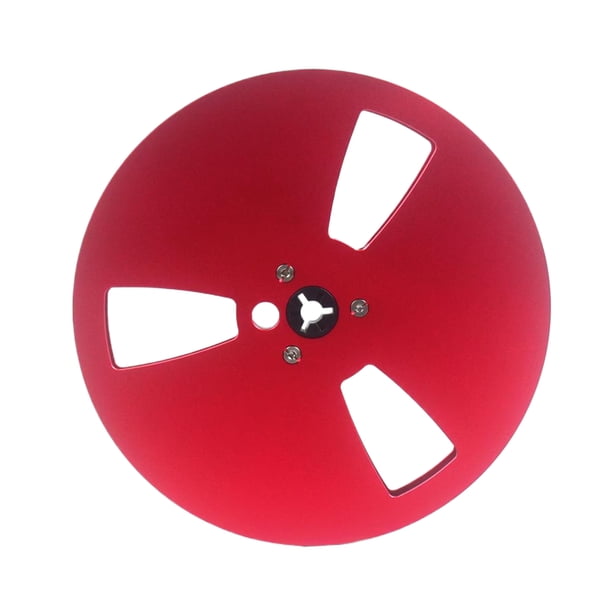 Moyic Accesorios de Audio de carrete vacío resistentes a la corrosión de aleación de aluminio para reproductor de carrete a carrete Sistemas de cine en casa Rojo