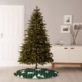 thumbnail image 6 of Rateoe Christmas tree green plaid Pattern Christmas Tree Skirt with Ties, Christmas Tree Decorations, Farmhouse Christmas Decor Xmas Holiday Decorations-36", 6 of 6