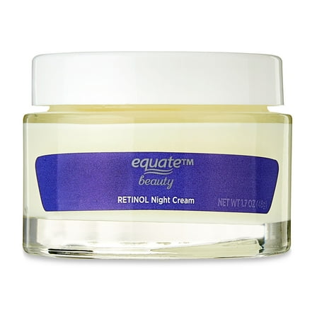 Equate Retinol Night Cream for Face Care to Smooth Skin Overnight, 1.7 oz, Compare to Olay® Regenerist® Retinol 24 Night Moisturizer
