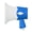 Blue, variant on YIFAEUX Mini Megaphone Toy with Bead Chain Loud Bullhorn Keychain Pendant Toddlers Boys Girls Recording Loudspeaker Educational Musical Instruments Toy