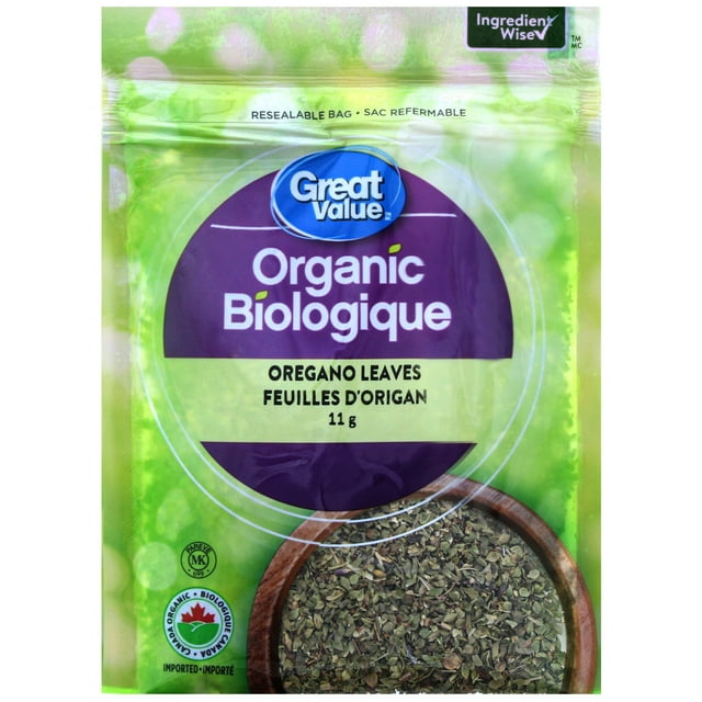 Feuilles d’origan biologique Great Value