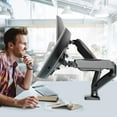 Bundle 2 Items Dual Monitor Stand Arms Mount and Steel Reinforcement