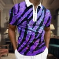 thumbnail image 2 of AOMPMSDX Men's Carnival 3D Fashion Printed Lapel Shirt L, 2 of 4