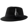 thumbnail image 2 of VLOOCKLW Panama Hat Men Women Classic Wide Brim Dress Hat Lightweight Breathable Summer Sun Hat for Travel Vacation Outdoor Casual Wear, 2 of 3