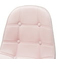 thumbnail image 7 of Baxton Studio Kabira Contemporary Glam and Luxe Blush Pink Velvet Fabric and Gold Metal Swivel Office chair, 7 of 7