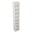 thumbnail image 6 of Rugerasy 8-Tier Media Tower Rack CD DVD Storage Cabinet With Adjustable Shelves Open Shelves Tower Rack For Home Office, 6 of 8
