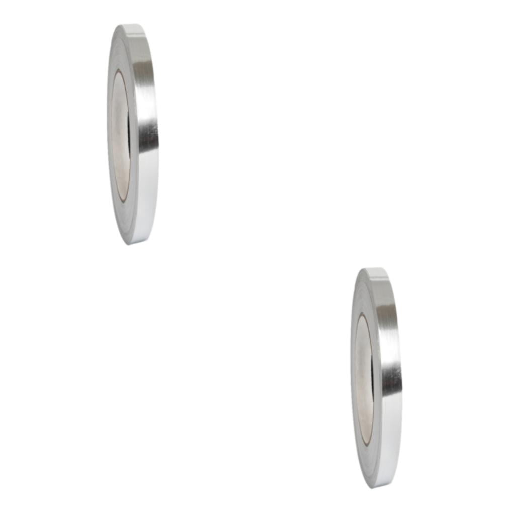 Decodeary Waterproof And Stain-resistant Tile Decorative Adhesive Tape Wide Application Silver foil 0.8cm*50m 2Set