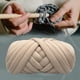 thumbnail image 4 of Hilo grueso, tejido a mano, cómodo y transpirable para cojines, crochet y tapices. Caqui, 4 of 9