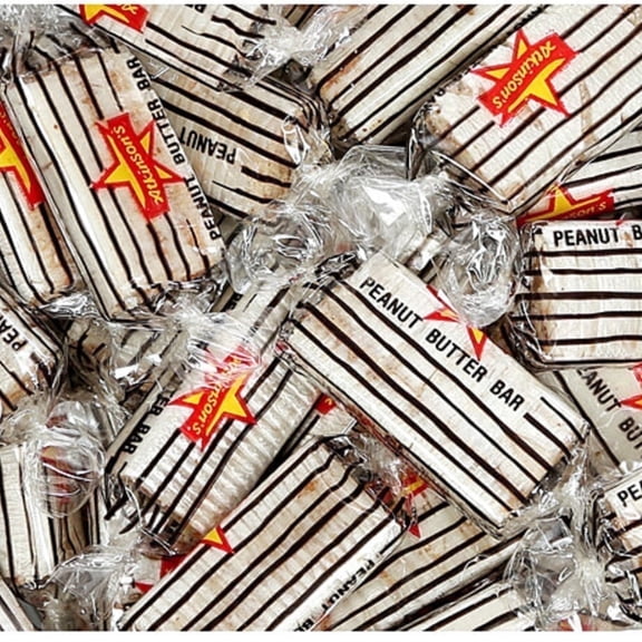 Atkinson's Peanut Butter Bars Crunchy 50 Count 2 lbs