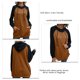 thumbnail image 5 of Sudadera con capucha color caqui para mujer, cálida, estilo informal, transpirable, mangas largas, talla S, otoño-invierno, 5 of 6