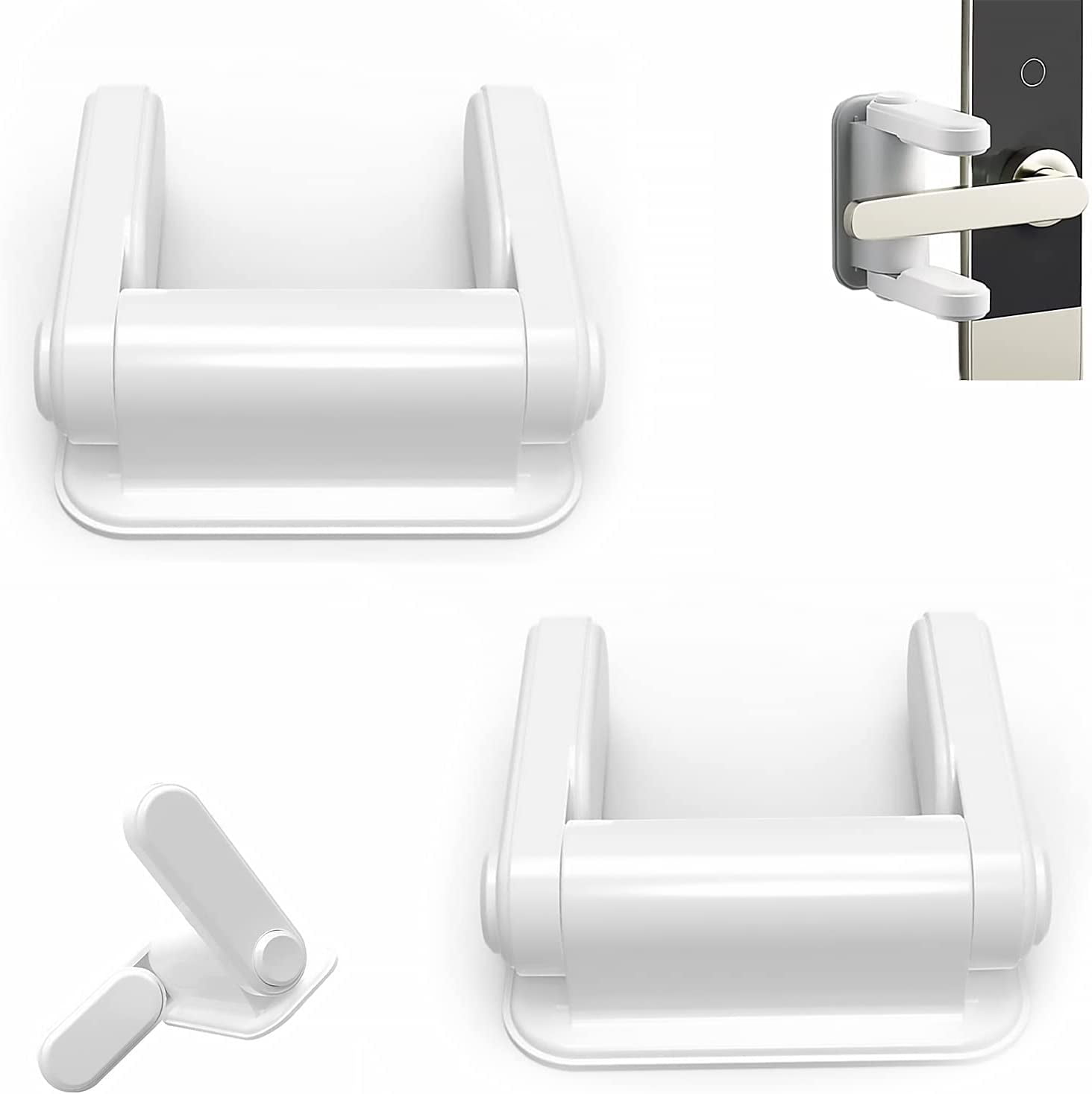 Tianlu Child Door Lever Lock, Baby Safety Door Handle Lock, Easy