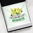 thumbnail image 4 of Fleurs Ruban Cadeau pour Maman Collier Love Scripted Carte Message en Acier Inoxydable Cadeau, 4 of 7