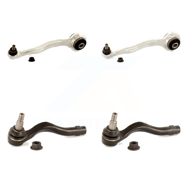 TOR Front Suspension Control Arm Assembly and Tie Rod End Kit for Car 2017 Mercedes-Benz E400 Coupe with RWD - Left Right Side (Driver Passenger) KTR-104030