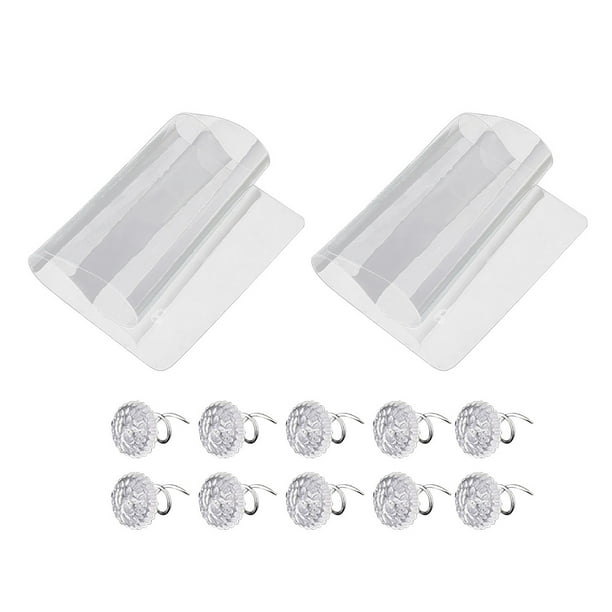 Xihbxyly Protector de Muebles Antirayaduras, Diseño de Vinilo Invisible, Flexible y Duradero, para Sofá, Silla, Alfombra y Puerta. Fácil Instalación con Pasador. Tamaño de 30 X 45 Cm. Juego de 2.