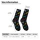 thumbnail image 2 of Fotbe Gamepads Calcetas Largas con Estampado para Hombre y Mujer – Calcetas de Compresión Transpirables y Elásticas, Viajar y Uso Diario Talla 5-11, 2 of 6