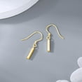 thumbnail image 4 of 925 Sterling Silver Bar Drop Earrings for Women Teens Minimalist Bar Dangle Earrings Drop, 4 of 5