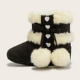 thumbnail image 3 of Actoyo Infant Toddler Baby Girl Winter Boots Soft Sole Anti-Slip Snow Warm Prewalker Newborn Boots, 3 of 14