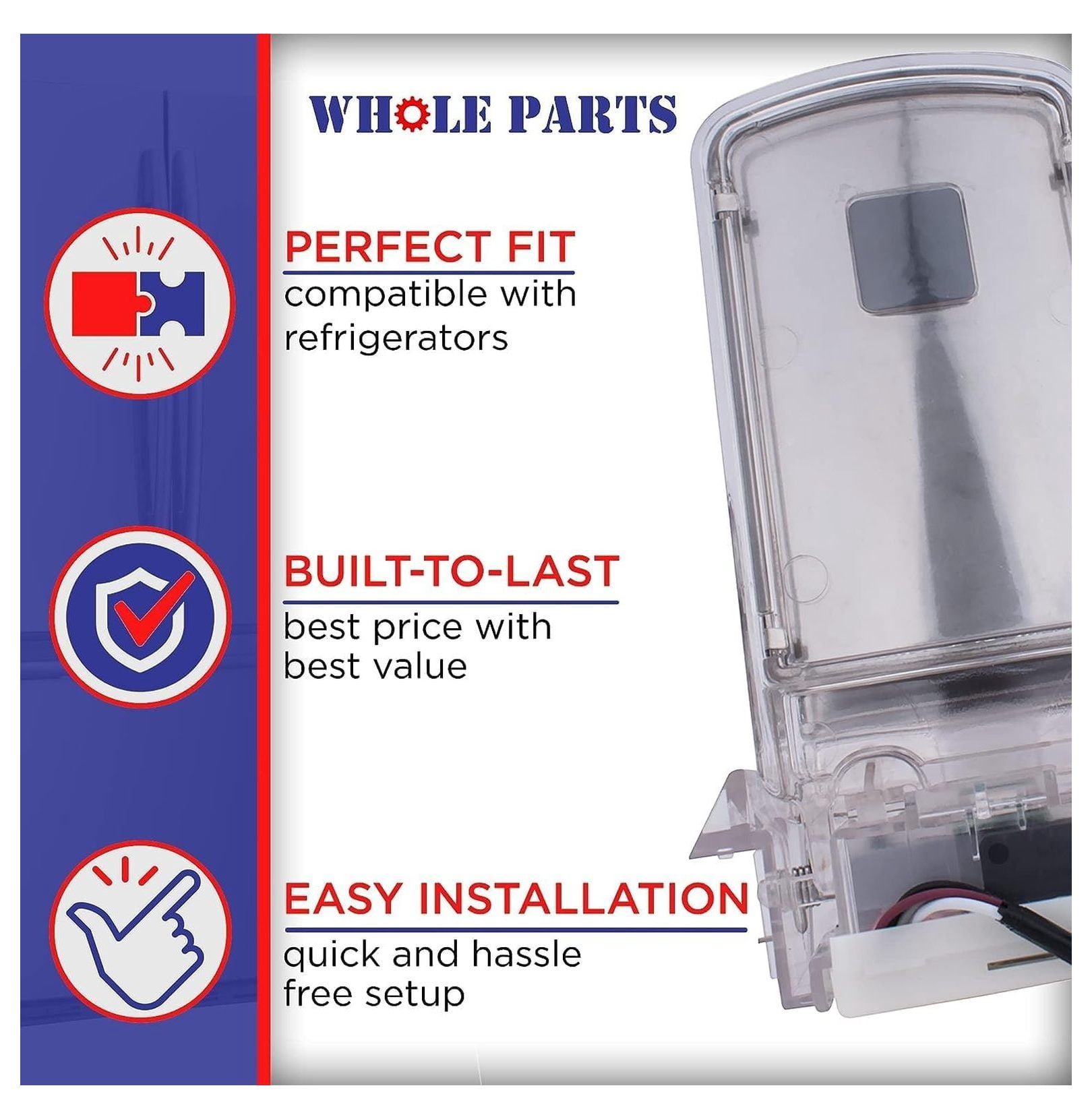 Refrigerator Water & Ice Dispenser Lever DA97-08519A - Replacement Part for Samsung Refrigerators