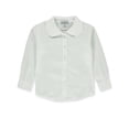 thumbnail image 2 of Galaxy Girls'  L/S Peter Pan Button Up Shirt Color: white Size: 4, 2 of 2