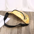 thumbnail image 4 of Sac Banane en Cuir PU Holographique Mode pour Femmes Filles (Or), 4 of 9