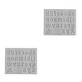 thumbnail image 1 of Naiovety Moldes para fondant, molde en relieve para manualidades, fundición de caramelos, minúsculas/gris claro Minúsculas/Gris Claro 2piezas Naiovety CBP269195, 1 of 6