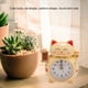 thumbnail image 3 of Lindo RelOJ Despertador de Gato de la Suerte de Dibujos Animados de PlásTico Preciso para El Dormitorio del Hogar, 3 of 7