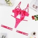 thumbnail image 3 of Gibobby Lencería mujer erótica Lencería Sexy para Mujer Vestido De Dormir Profundo Empalme De Encaje Ahueca hacia Fuera Mini Lenceria Body Mujer(Rosa caliente, CH), 3 of 5