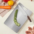 thumbnail image 3 of Titanium Cutting Board Double-Sided Titanium Chopping Boards Kitchen Camping For Cutting Meats, Fruits And Vegetables, 3 of 4