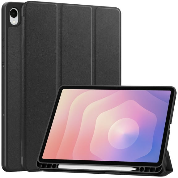 DWaybox Case for Samsung Galaxy Tab S11 SM-X730/SM-X736B 2025 Model 11", Shockproof Protective Cover with Adjustable Kickstand & Pen Slot, Folio Smart Case with Auto Wake/Sleep -Black