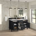 thumbnail image 7 of James Martin Vanities 424-V60d-Fenc Lorelai 60" Free Standing Double Basin Hardwood Vanity, 7 of 7