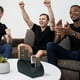 thumbnail image 3 of Fjärrkontrollhållare med 5 fack, PU-läder organiseringsförvaringslåda för TV-fjärrkontroll, 3 of 5