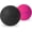 Black /Rose Red, variant on Massage Lacrosse Balls for Myofascial Release,Yoga Deep Tissue Massage,Trigger Point Therapy and Foot Plantar Fasciitis,Muscle Soreness Massager Ball (2Pack, Blue and Red)