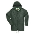 thumbnail image 2 of Portwest US440 Men's Lightweight Waterproof Classic Rain Jacket Olive Green, Medium, 2 of 5