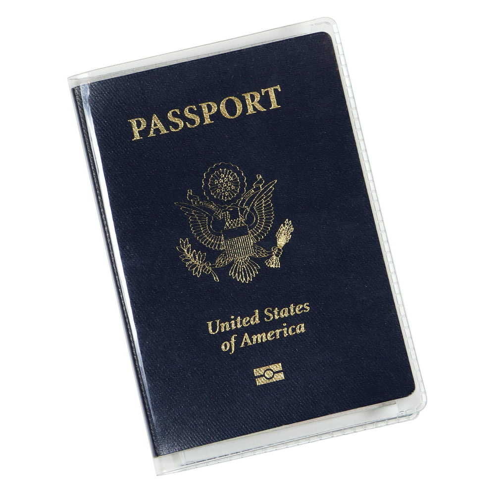 passport cover clear plastic vinyl id card protector case holder Millennial essentials