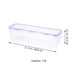thumbnail image 5 of Caja de almacenamiento rectangular para alimentos de cocina, 2 unidades, a prueba de hojas, sellada, para fideos secos y pasta, 5 of 7