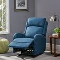 thumbnail image 5 of GDF Studio Amallie Contemporary Fabric Rocking Recliner, Navy Blue, 5 of 8