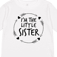 thumbnail image 4 of Inktastic I'm the Little Sister Girls Long Sleeve Toddler T-Shirt, 4 of 5