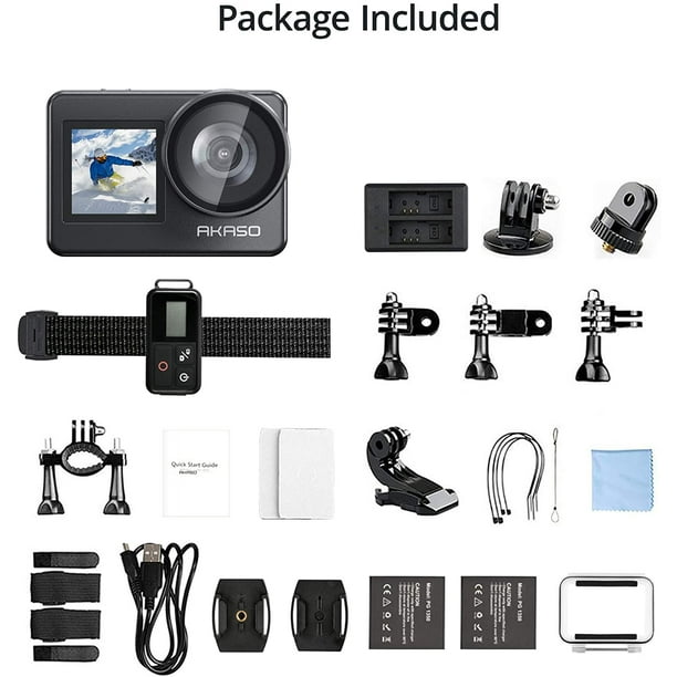 AKASO Brave 7 4K30FPS Action Camera, with Touch Screen IPX8