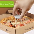 thumbnail image 4 of WORGEOUS Pila de trípode de plástico blanco con soporte para pizza de 100 piezas para contenedor de restaurante, 4 of 9