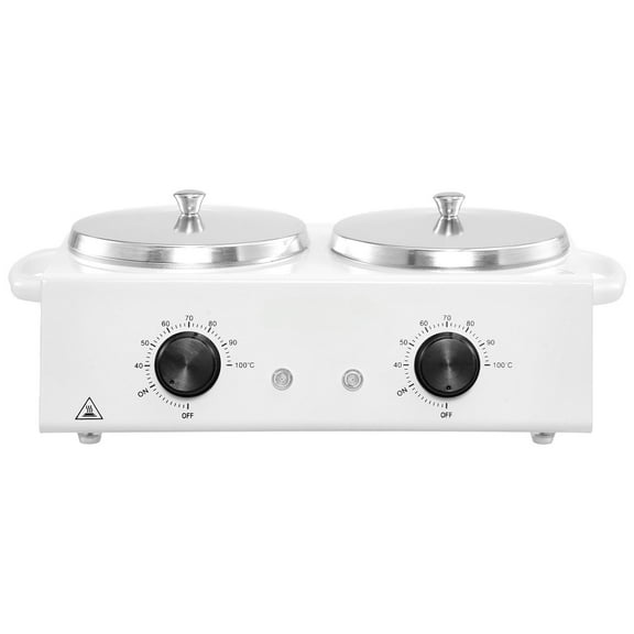 1200ML Dual Wax Heater, Professional Hair Removal - Fast Heating, Adjustable Temperature, for Legs, Arms, Bikini, Face & Full Body