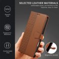thumbnail image 2 of Allytechgroup for iPhone 16 Plus Wallet Case, Stylish Phone Case with Card Slots RFID Blocking Flip Stand PU Leather Shockproof Convenient Hand Wrist Case Cover for iPhone 16 Plus, Brown, 2 of 9