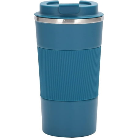 

Car Coffee Mug. 510ml travel mug. Stainless Steel Heat Insulated Coffee Cup with Leak Proof Lid. Stainless Steel Vacuum Insulation for Hot and Cold Water Coffee and Tea (Blue)