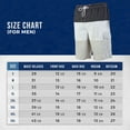 thumbnail image 7 of North 15 Men's Board Beach Swim Trunks Shorts with Cargo Pokcet-5111-Blk/Gry-5XL, 7 of 7