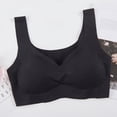 thumbnail image 2 of Sujetador sin costuras Wireless Hacer subir Lingerie Sport Ropa interior transpirable, Negro, S sidaley AP002552-01, 2 of 7