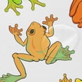 thumbnail image 4 of Coolnut Colorful Frogs Bathroom Waterproof Shower Curtain Set Bathtub Curtain with 12 Hooks for Bathroom Decor,Hotel,Room,60"x 72", 4 of 6