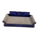 thumbnail image 4 of Rascador para gatos, sofá cama, tablero rascador para gatos, protege alfombras y sofás del hogar. Azul, 4 of 9