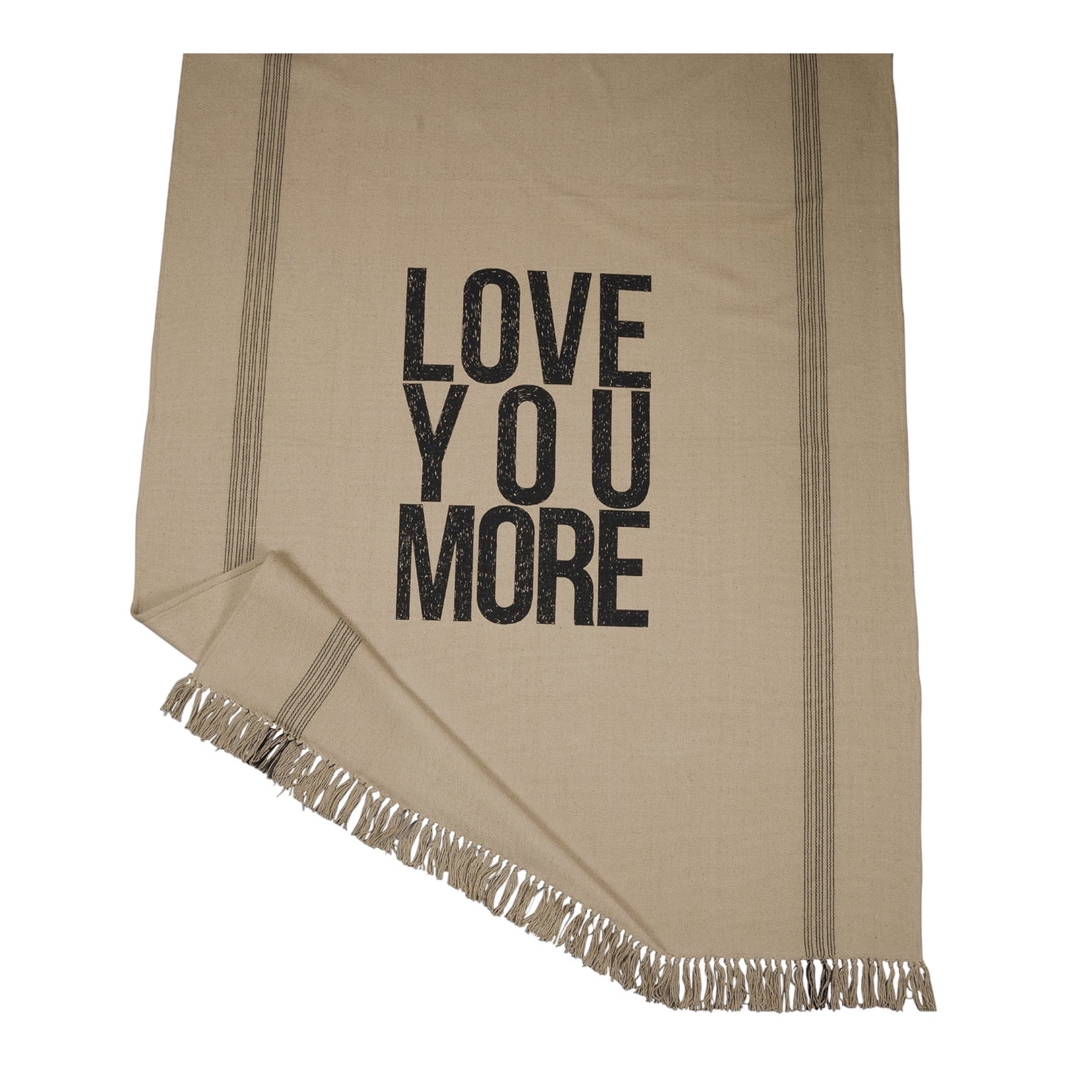 Love you more throw blanket deals